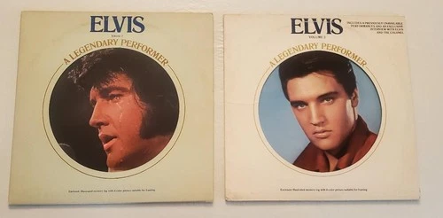 Elvis - Lot of 2 Vinyl Albums - A Legendary Performer Vol. 2 & 3  w/booklets EX