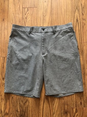 Haggar Mens 38 The Active Series Cruise Hybrid Short Heather Quick Dry