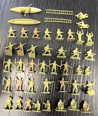 Airfix British Commandos - Plastic - HO 1/72 - Vintage 60/70s - 46 Pieces