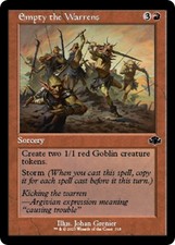 NM Foil - Empty the Warrens (Retro Frame) DMR - 318 Dominaria Remastered