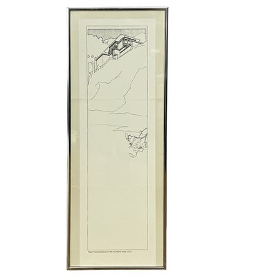 Frank Lloyd Wright Hardy House Racine WI Wasmuth Framed Architecture Print