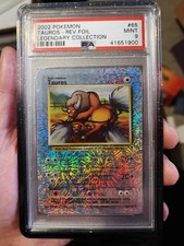Pokemon - Tauros - Legendary Collection - Reverse Holo - English 65/110 - PSA 9 on eBay