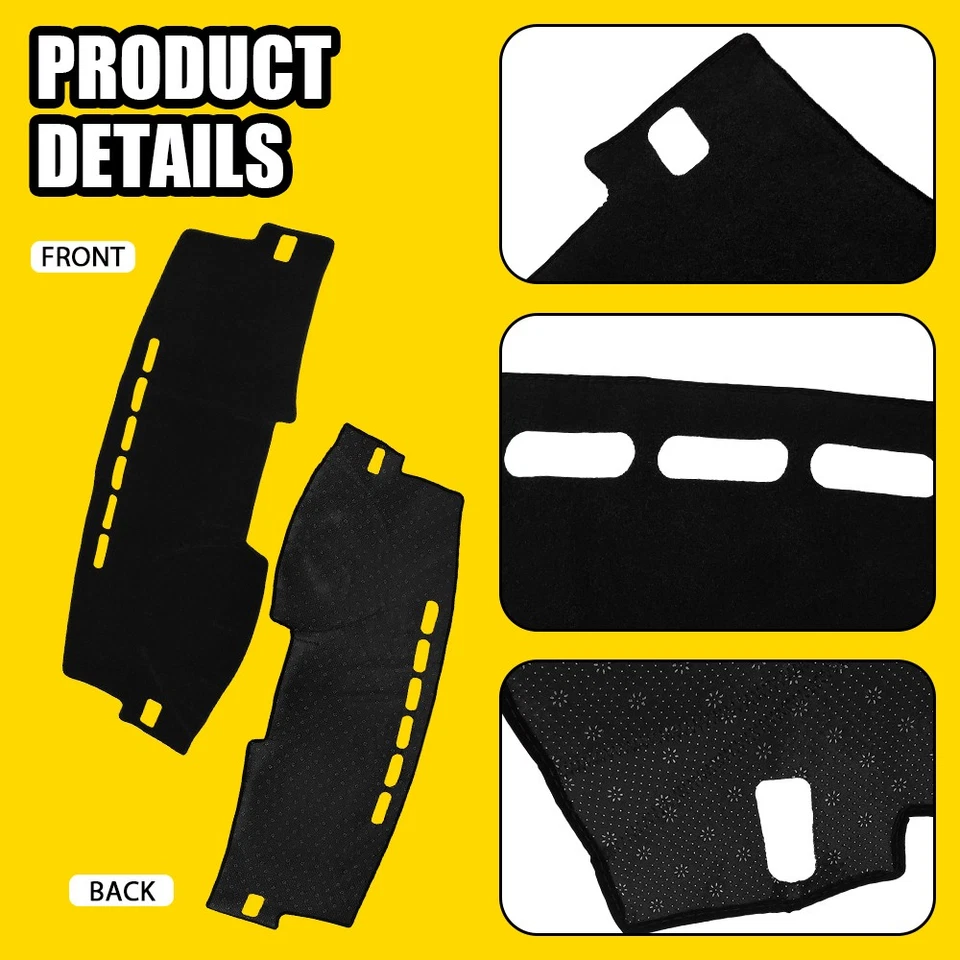 Protector solar interior alfombrilla cubierta salpicadero apta para Toyota Corolla 2009-2013 1-5X Foto 3 de 4