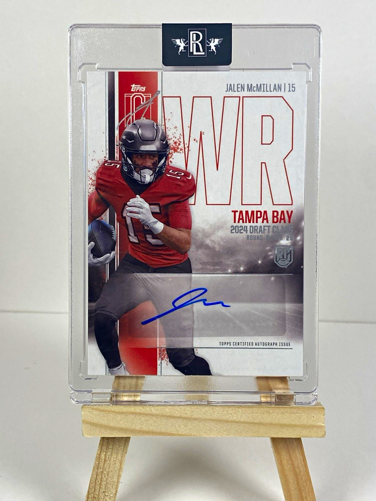 Jalen McMillan Topps Signature Class Rookie Class Autograph Variation #RCAJMC Base