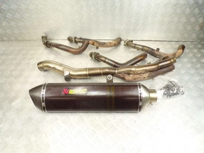 KAWASAKI 1400 ZZR LIGNE ECHAPPEMENT COLLECTEUR SILENCIEUX AKRAPOVIC TYPE JKBZXT4 - Photo 1/4