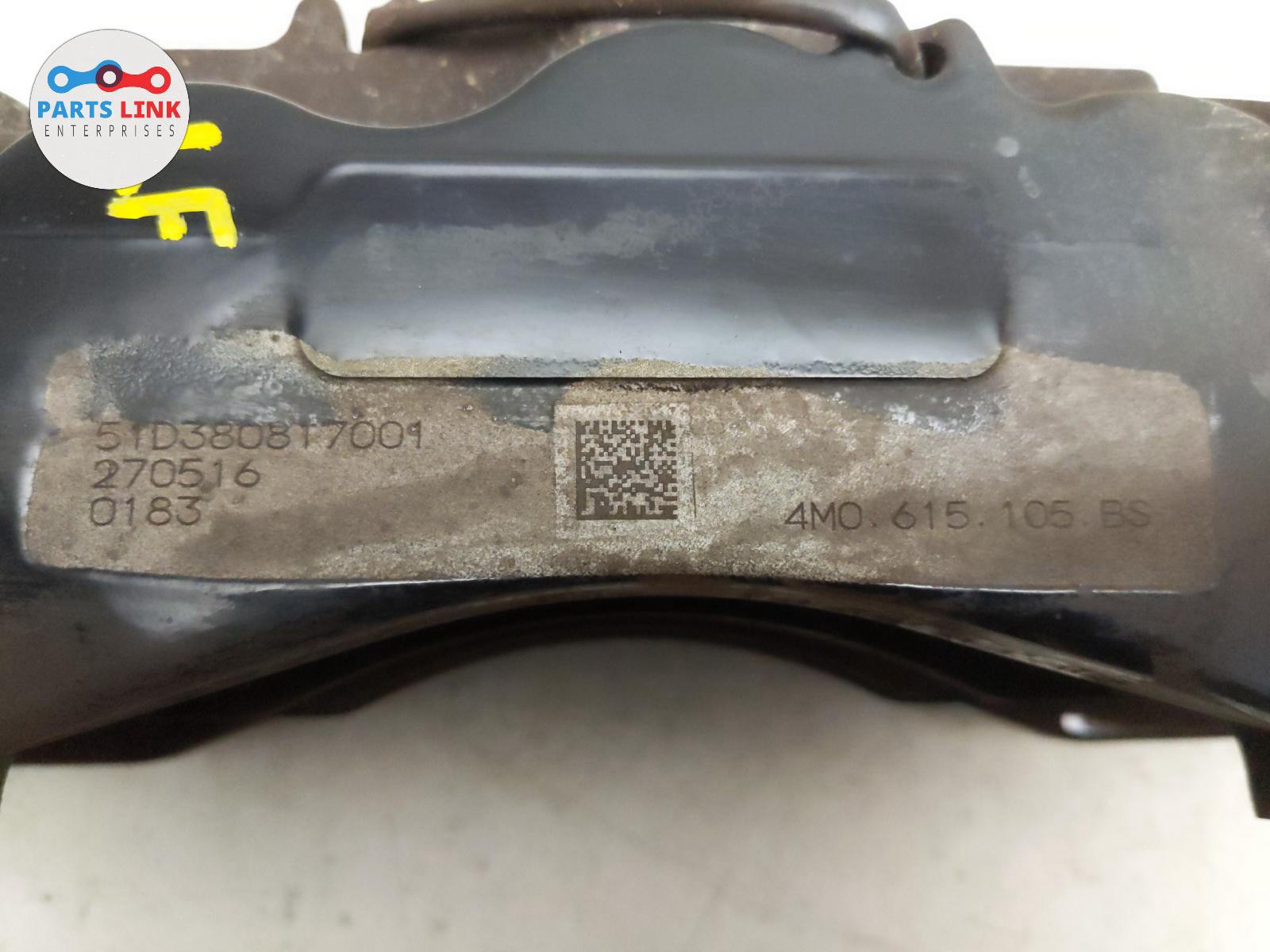 2016-2020 BENTLEY BENTAYGA FRONT LEFT DRIVER BRAKE CALIPER PADS HOSE ASSY 6.0L