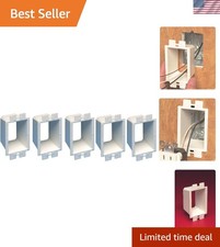 5-Pack 1-Gang Outlet Extender Boxes, Listed for Safe Electrical Installations
