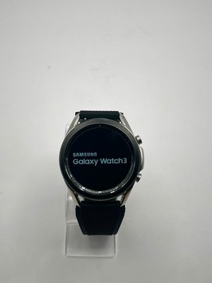 Samsung Galaxy Watch3 SM-R840 45mm 8GB Silver Dial Black Band Stainless steel