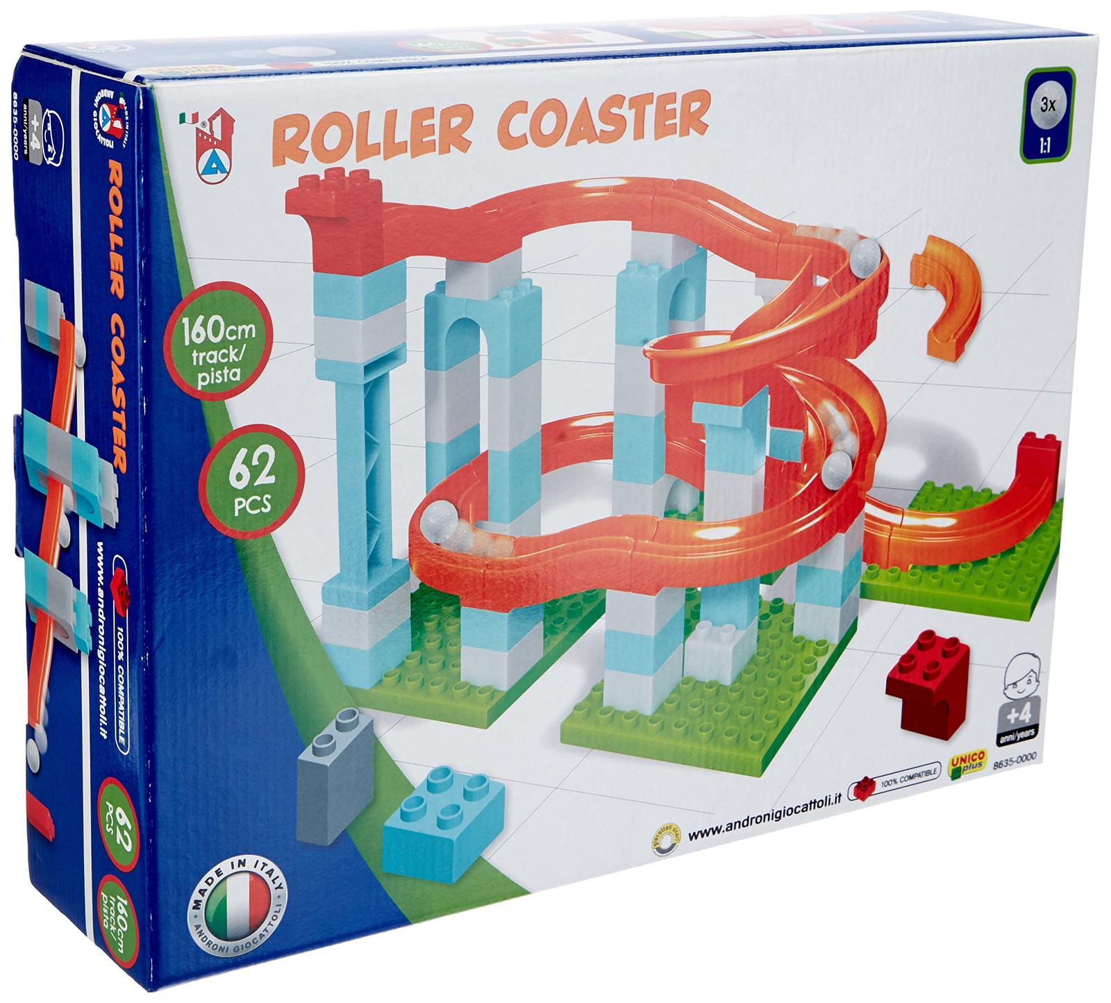 Simba 104114486 Мраморная дорожка, 62 предмета