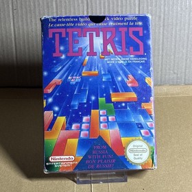 BANDAI Tetris Nintendo NES cartouche + bo&icirc;te + manuel PAL 1989 NES-EI