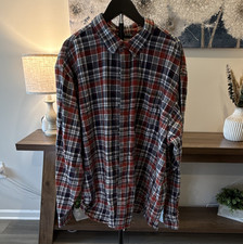 RedHead Men s 2XL Regular Plaid Flannel Long ...