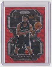 2021-22 Panini Prizm Red Wave Prizm Patty Mills Brooklyn Nets #151