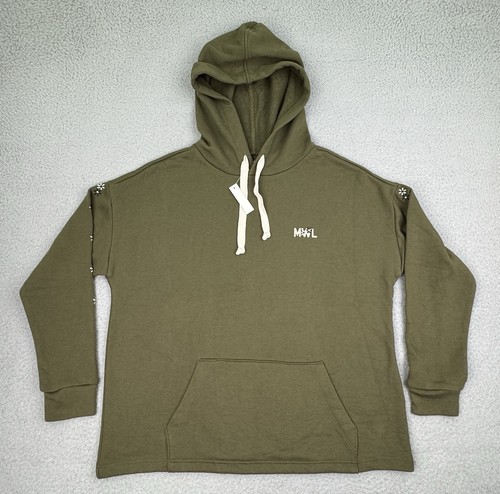 Madewell Hoodie Womens Size Small Green Pullover Comfy Cozy Make Weekends Longer