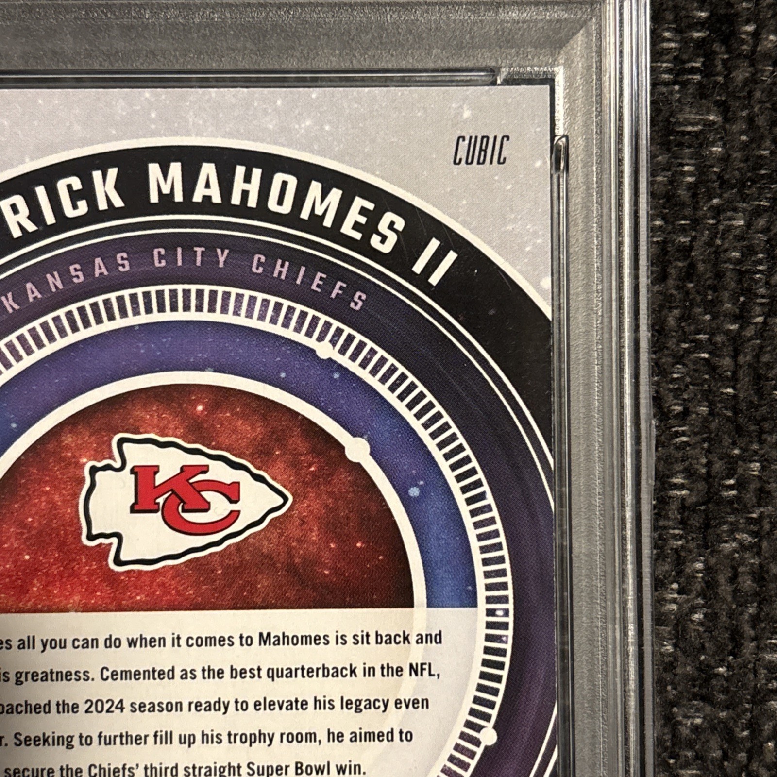2024 Panini Donruss Galaxy of Stars Patrick Mahomes II “Cubic” /50 PSA 10 POP 8! view 4