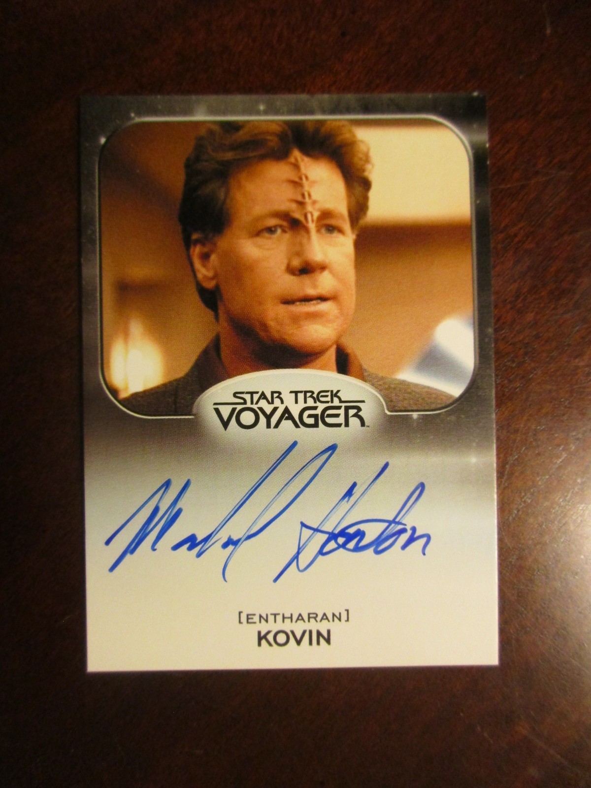 Star Trek Connections MICHAEL HORTON Aliens Style Autograph