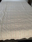 Vtg Cottagecore Handmade Quilt  Blanket Throw Cabin Pastel Stripe Shabby Chic — photo 5