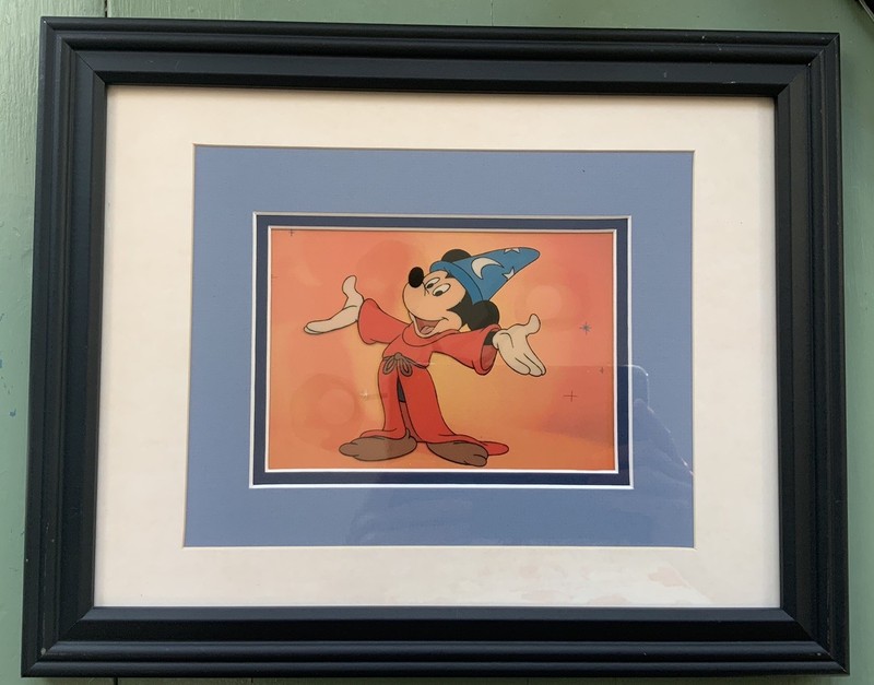 Vintage 1988 Disney Mickey Sorcerer Fantasia 60th Anniv. Serigraph Cell