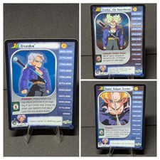 DBZ Dragon Ball Z Trunks 185, 186, 187 LIMITED FOIL REFORGED Score MP, HP, HP