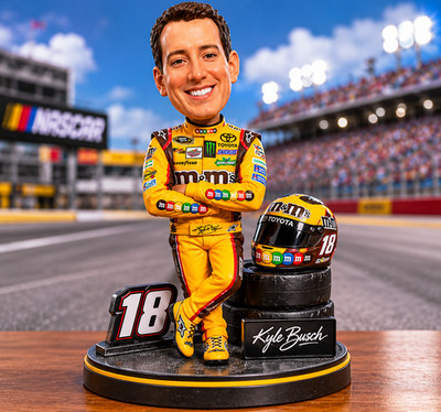 Kyle Busch Bobblehead 8x10 Print-FREE SHIPPING