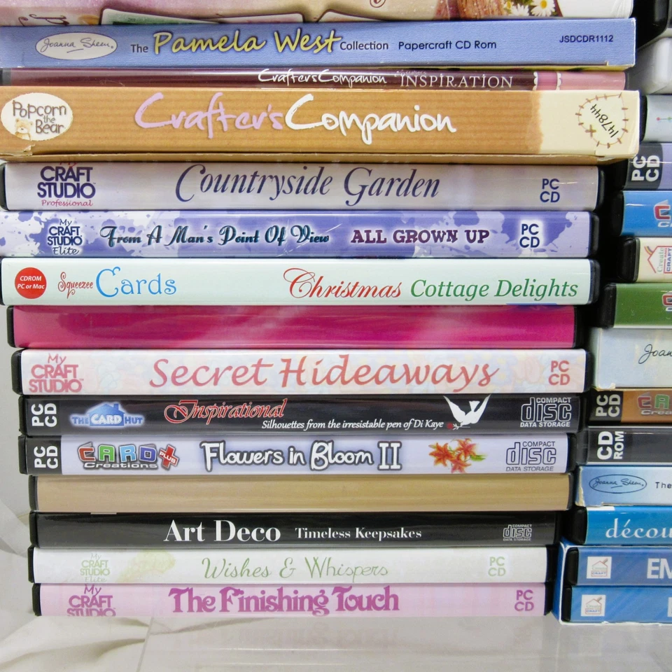 Huge Job lot card making PC CD Roms, craft studio, crafters companion etc - 40+ - Image 4 of 4