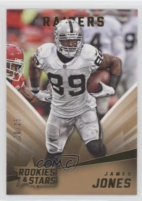2015 Panini Rookies & Stars Retail Longevity Gold 20/25 James Jones #47 e6p