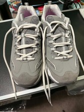 Skechers Women  s Sneakers Size 10 Gray Pink Air Cooled Memory Foam   Excellent C