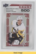 2022-23 Upper Deck Series 2 Population Count 500 /500 Filip Hallander READ qf8