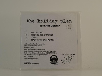 THE HOLIDAY PLAN WASTING TIME (H1) 4 Track Promo CD Single White Sleeve FALL OUT