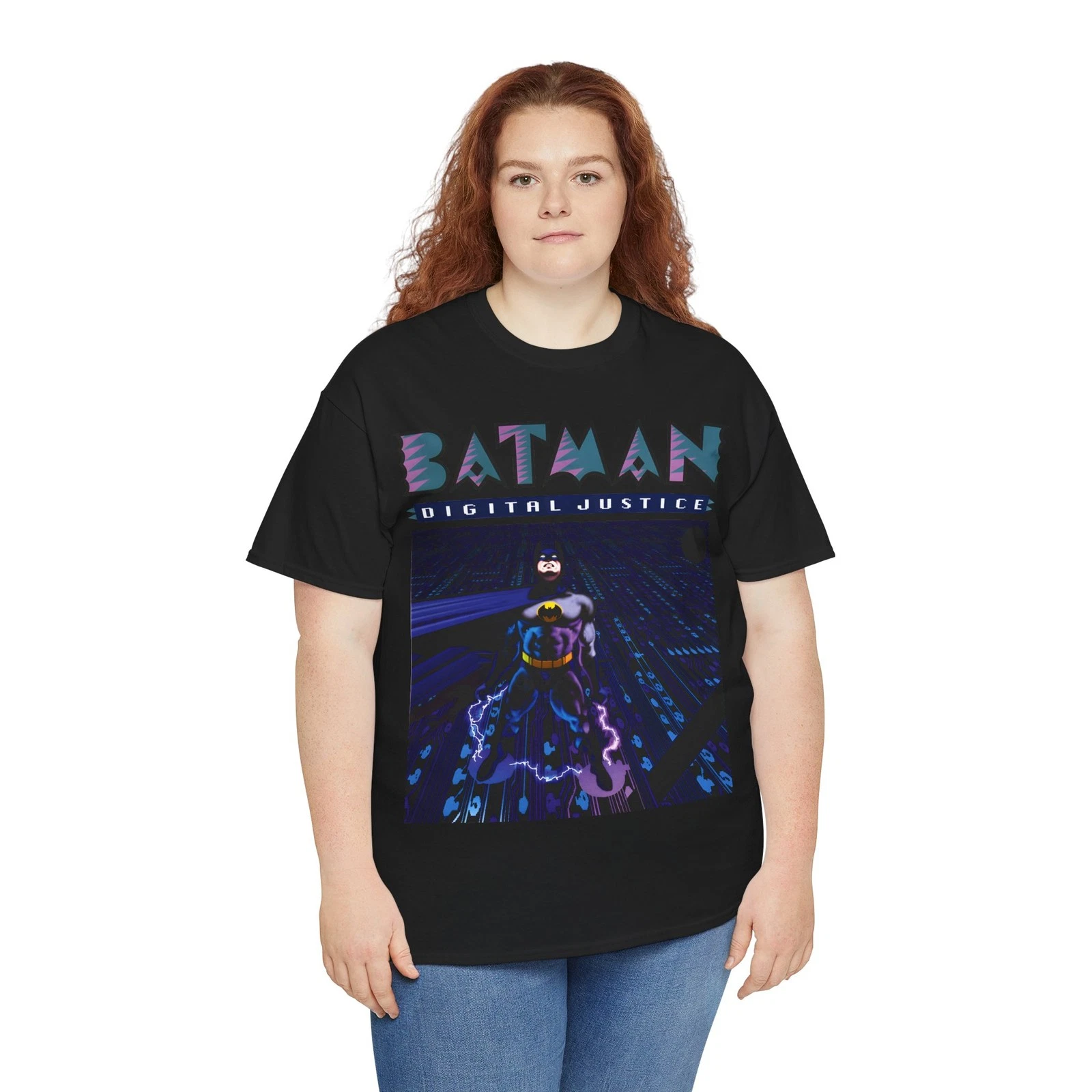 Batman Digital Justice T-Shirt - Pepe Moreno Computer Art - DC Comics
