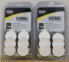 2 IZZO Golf Flatball Training Aid Practice Golf Swing Fairway Made in USA NEW
