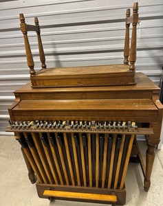 HAMMOND BC ORGAN CABINET WITH B3 SERIES GENERATOR & PEDAL SWITCH ASSEMBLY