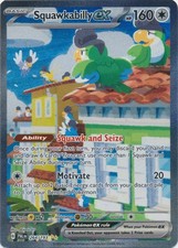 NM-Mint Squawkabilly ex - 264/193 - Special Illustration Rare Pokemon Paldea Evo