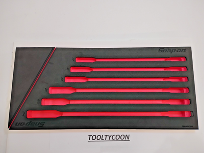 #ad Snap On Tools NEW FOAM Tray RED for 6 Pc METRIC Ratcheting Wrench Set FMWR08B $149.99