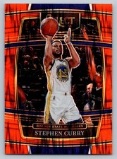 2021-22 Panini Select #94 Stephen Curry Orange Flash Prizms
