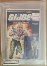 1987 Hasbro G.I. GI JOE Chuckles Series 6 34 Back AFA 80 85 ARAH TIGHT ORing MOC