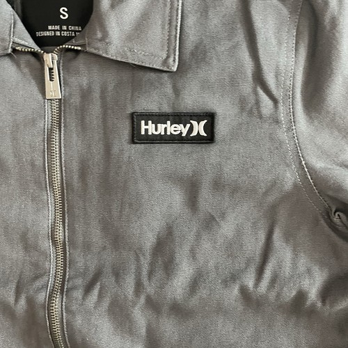 Mens Hurley Thorington Grey Zip Up Sherpa Jacket - Picture 3 of 8