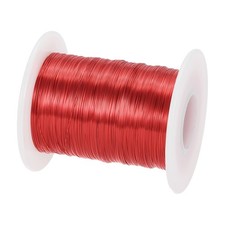 0.24mm Magnet Wire 1631ft (497m) Enameled Copper Wire 200g 155C, Red