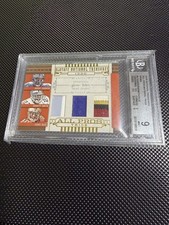 2008 Nt All Pros Prime Patch Barry Sanders Emmit Smith Jerry Rice /25 BGS 9