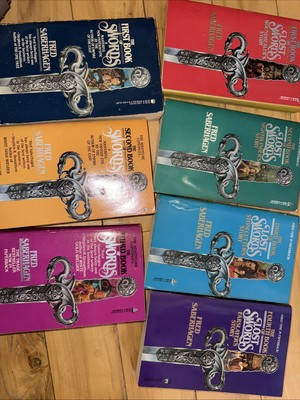 Lot of 7 Fred Saberhagen - 1-3 Swords & 1-4 Lost Swords PB Books - TOR