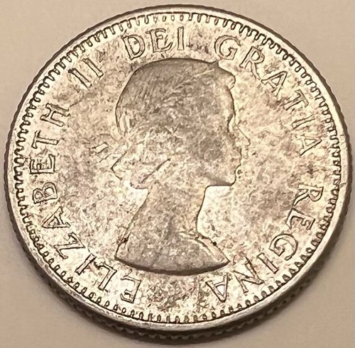 1958 🇨🇦 Canada Silver 10 Cents - Combined Shipping - Lot C93b