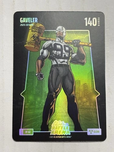 2026 Bo Jackson Battle Arena Gaveler Aaron Judge #BF-62 Glow Battlefoil