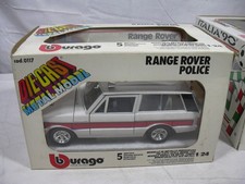 BBURAGO BURAGO 1/24 RANGE ROVER POLICE 5 OPENINGS APERTURE W/BOX