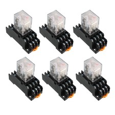 6 Pcs 4PDT AC 110V/120V Power Relay GENERAL PURPOSE 14Pins