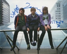 The Klaxons autograph signed 20x25 cm picture