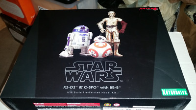 Kotobukiya ArtFX Star Wars The Force Awakens R2-D2 & C-3P0 with BB