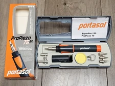 Portasol Pro Piezo 75w Butane Soldering Iron KIT w/Electronic Ignition #PP-1K