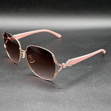Jessica Simpson J5514 Butterfly Sunglasses Rose Gold Pink Gradient Used