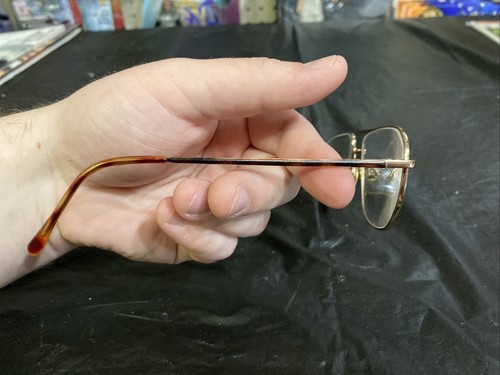 Vintage Magnivision Aviator Eyeglasses Gold & Tortoise Flex Frame 1.25 D2 - Picture 24 of 24