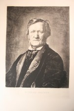 RICHARD WAGNER Aquatintaradierung von ROGELIO EGUSQUIZA um 1900