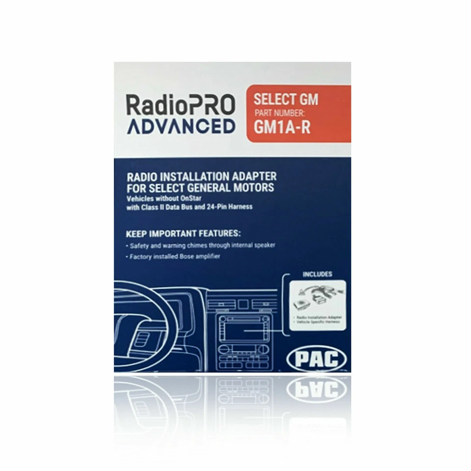 PAC GM1A-R RadioPRO Amp Installation Adapter Interface GM Steering Wheel Output - Image 3 of 3